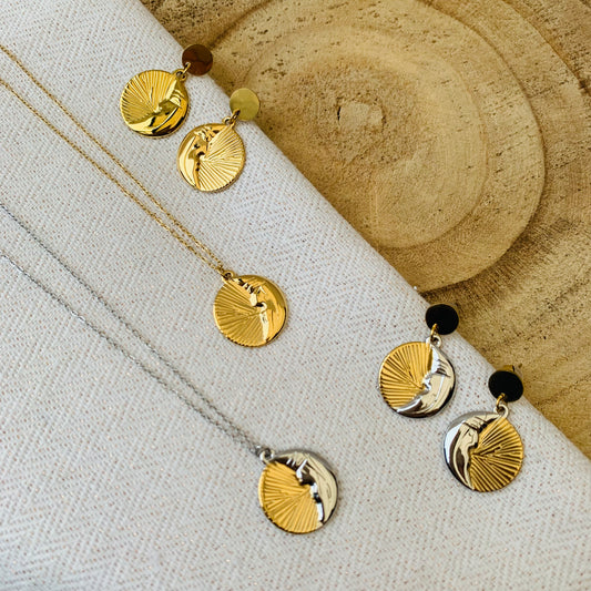 Oorbellen ‘moonlight’