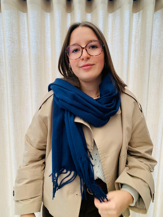 Sjaal ‘dark blue soft’