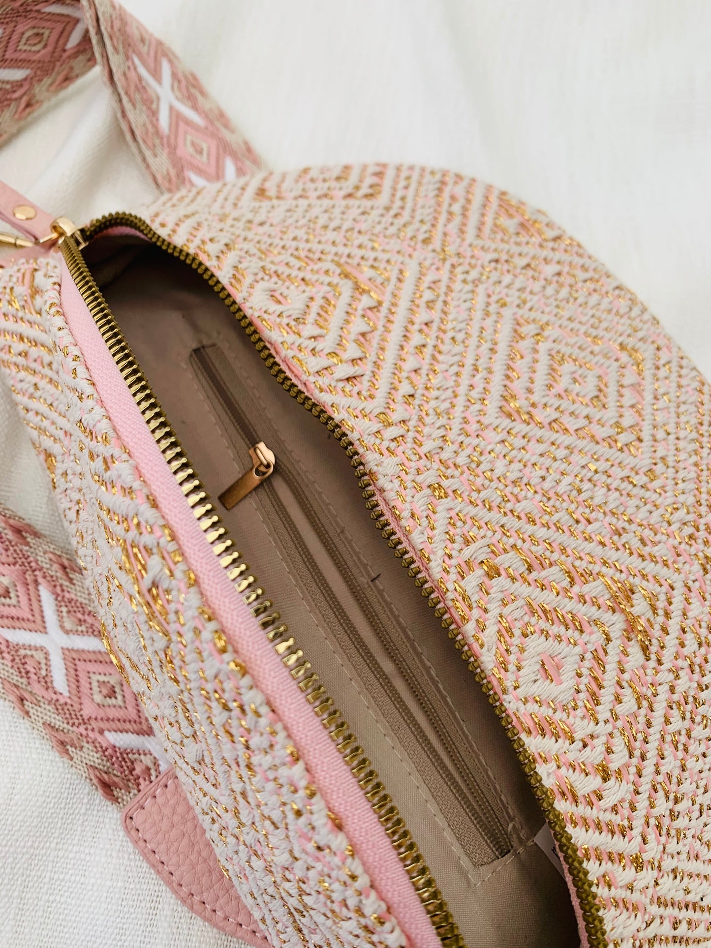Crossbody 'pink sparkle'