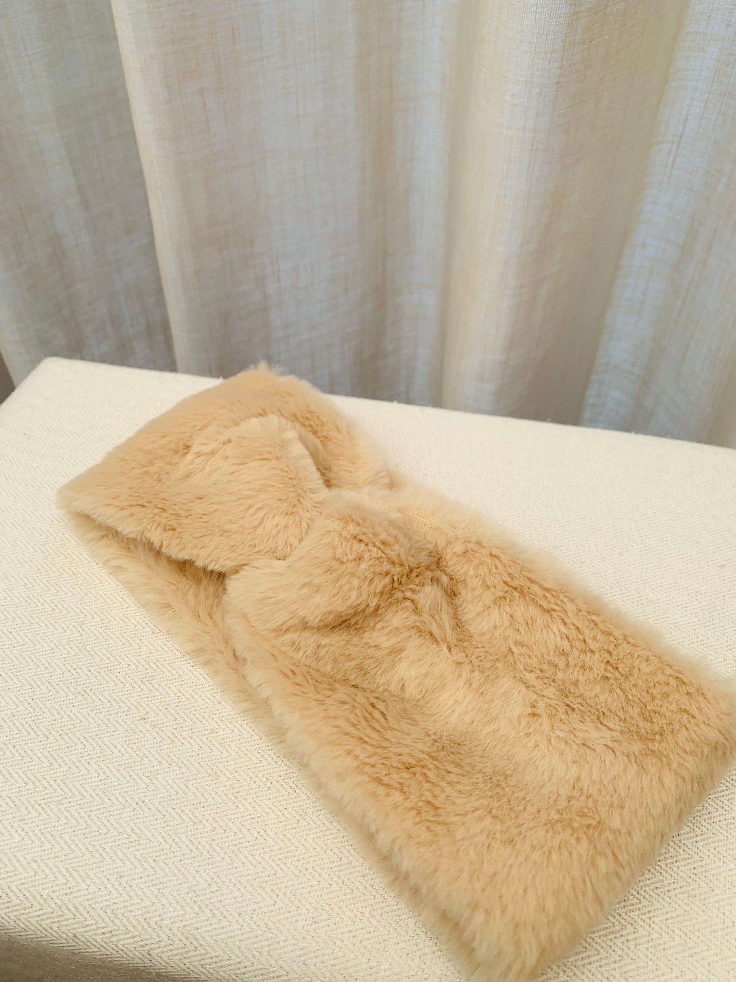 Haarband ‘fluffy beige’