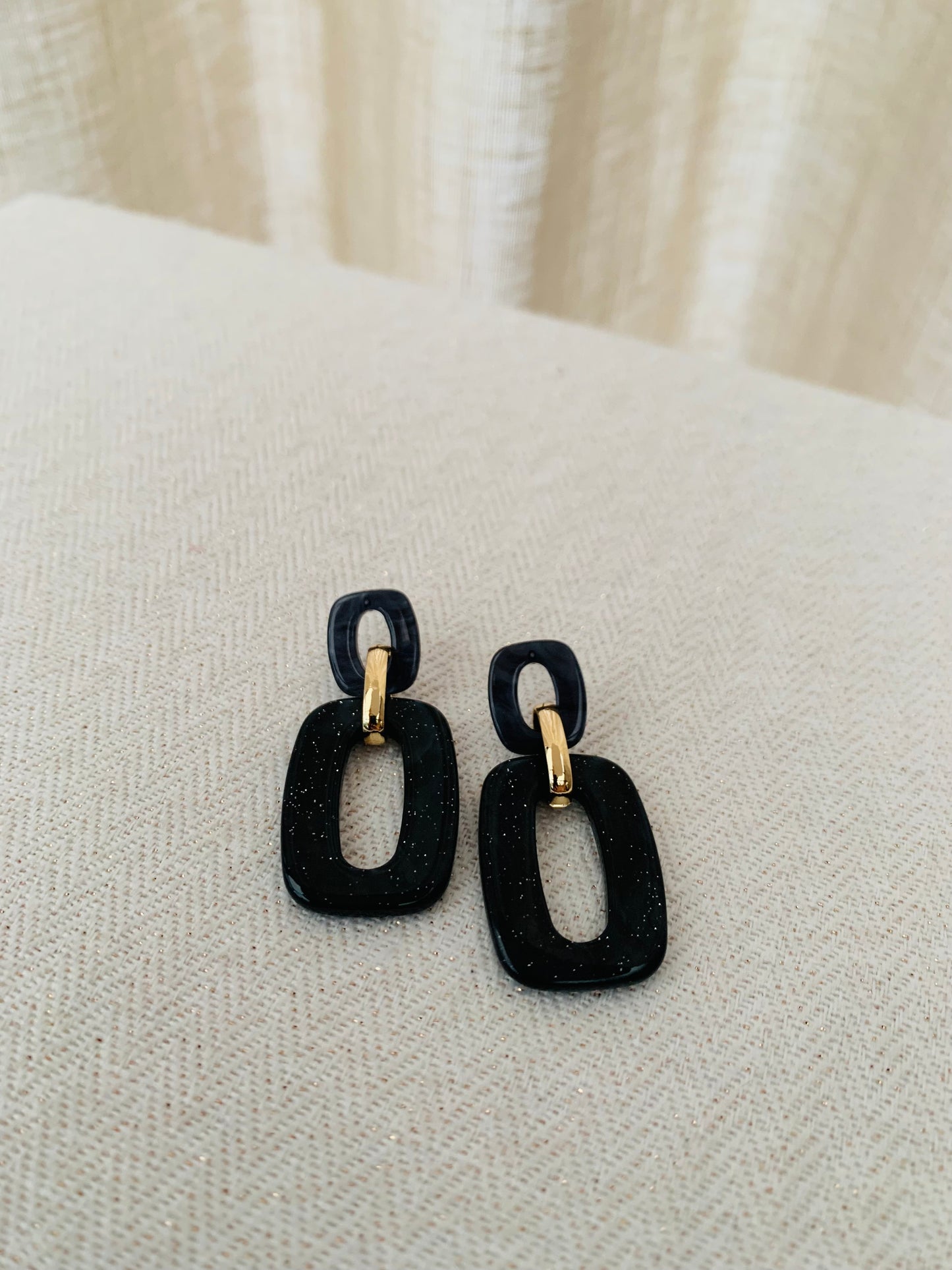 Oorbellen 'midnight'