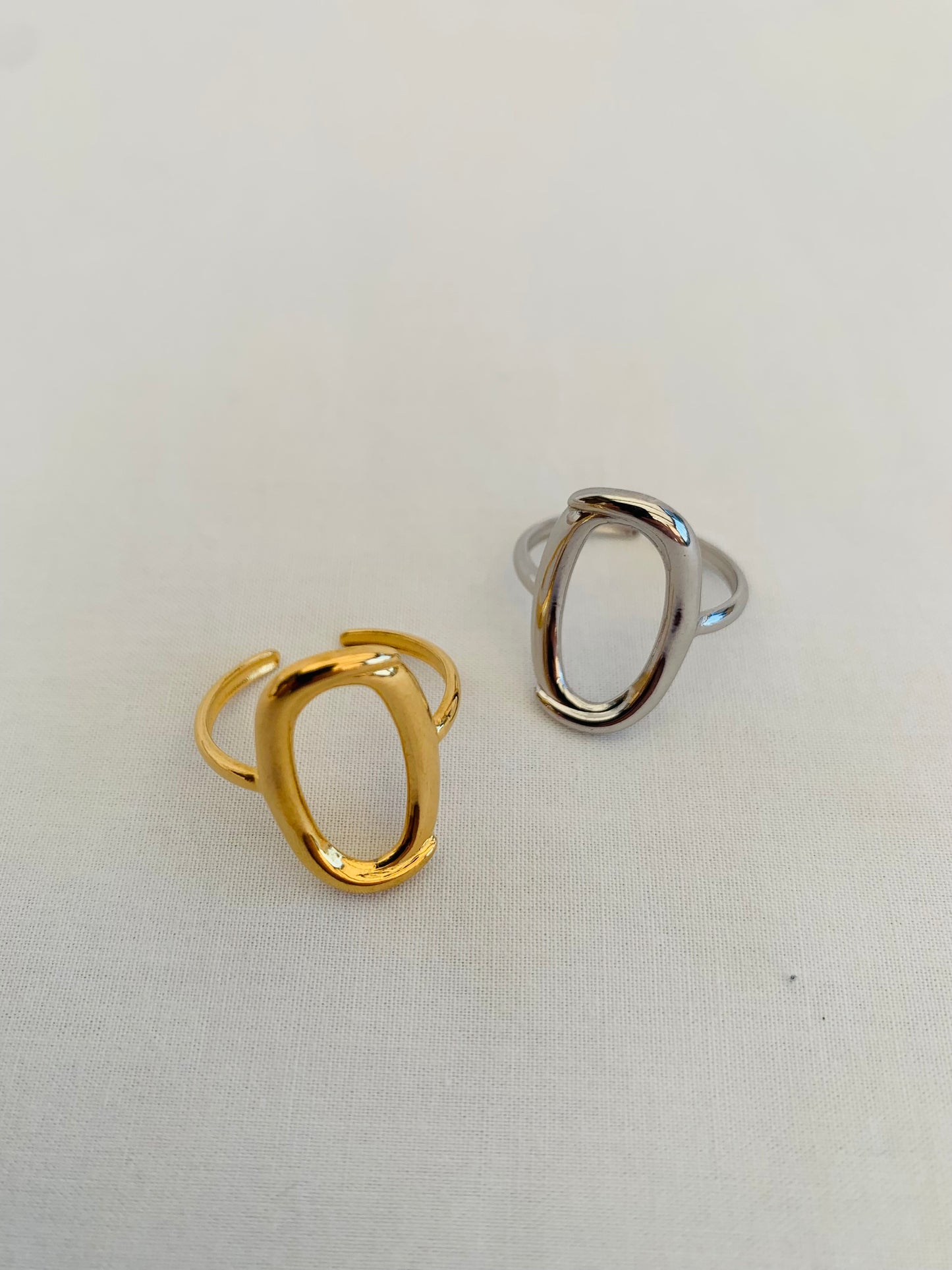 Ring ‘oval silver'