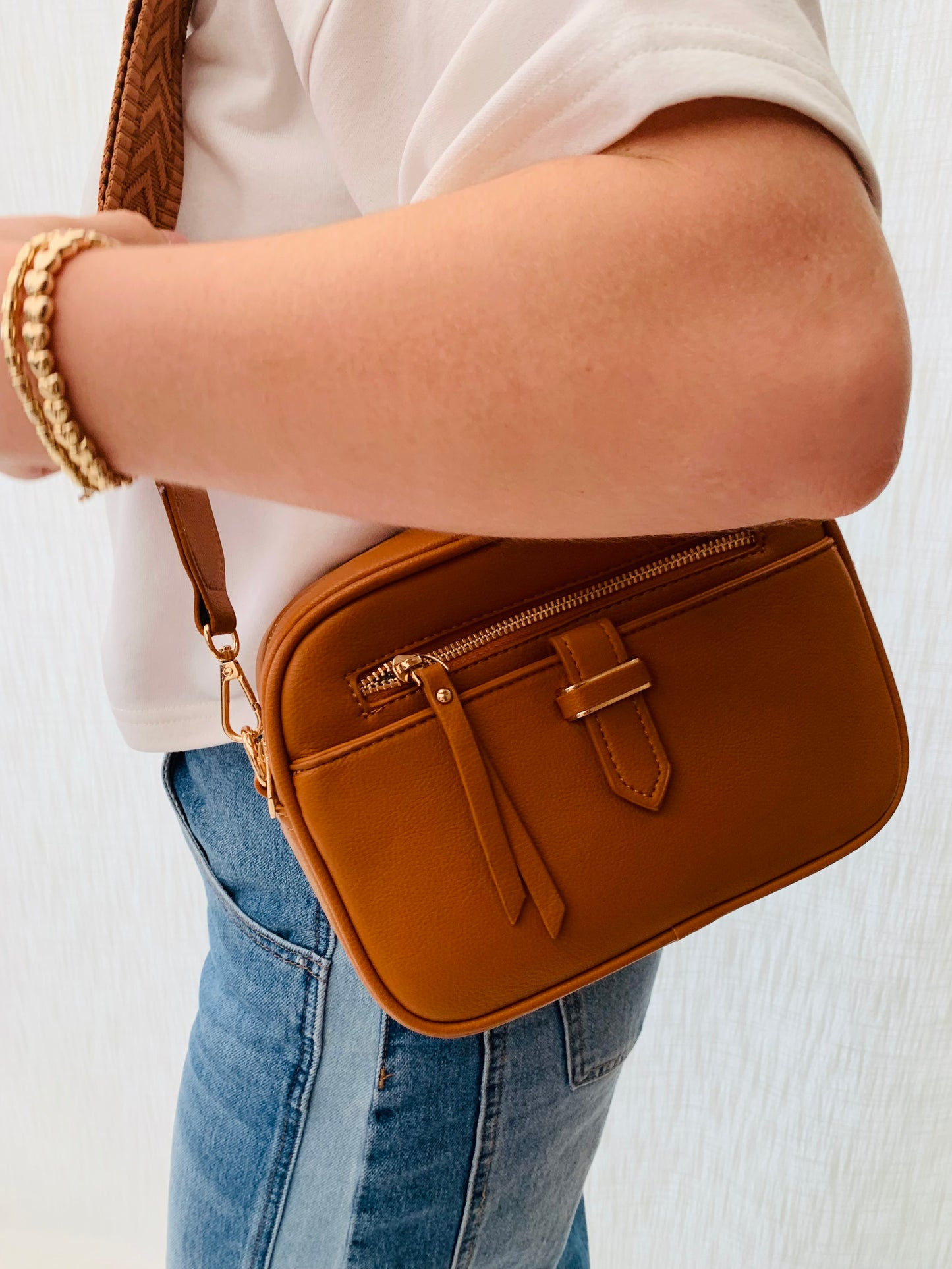 Handtas 'brown charm'