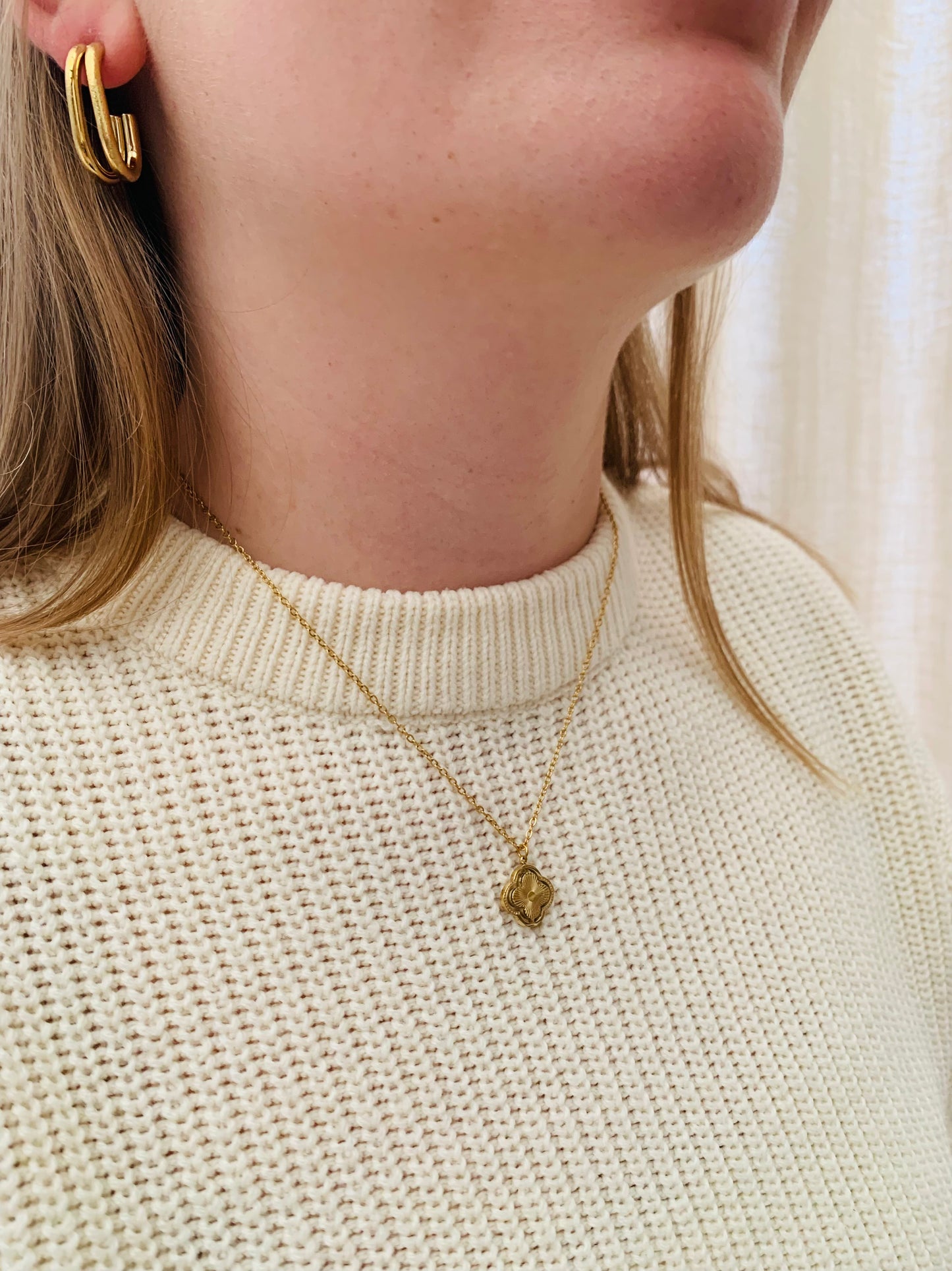 Ketting 'double clover'