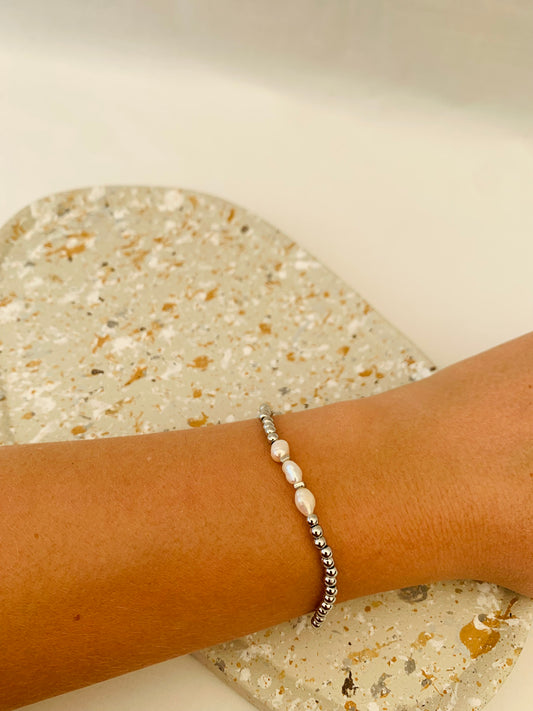 Armband 'pearl light'