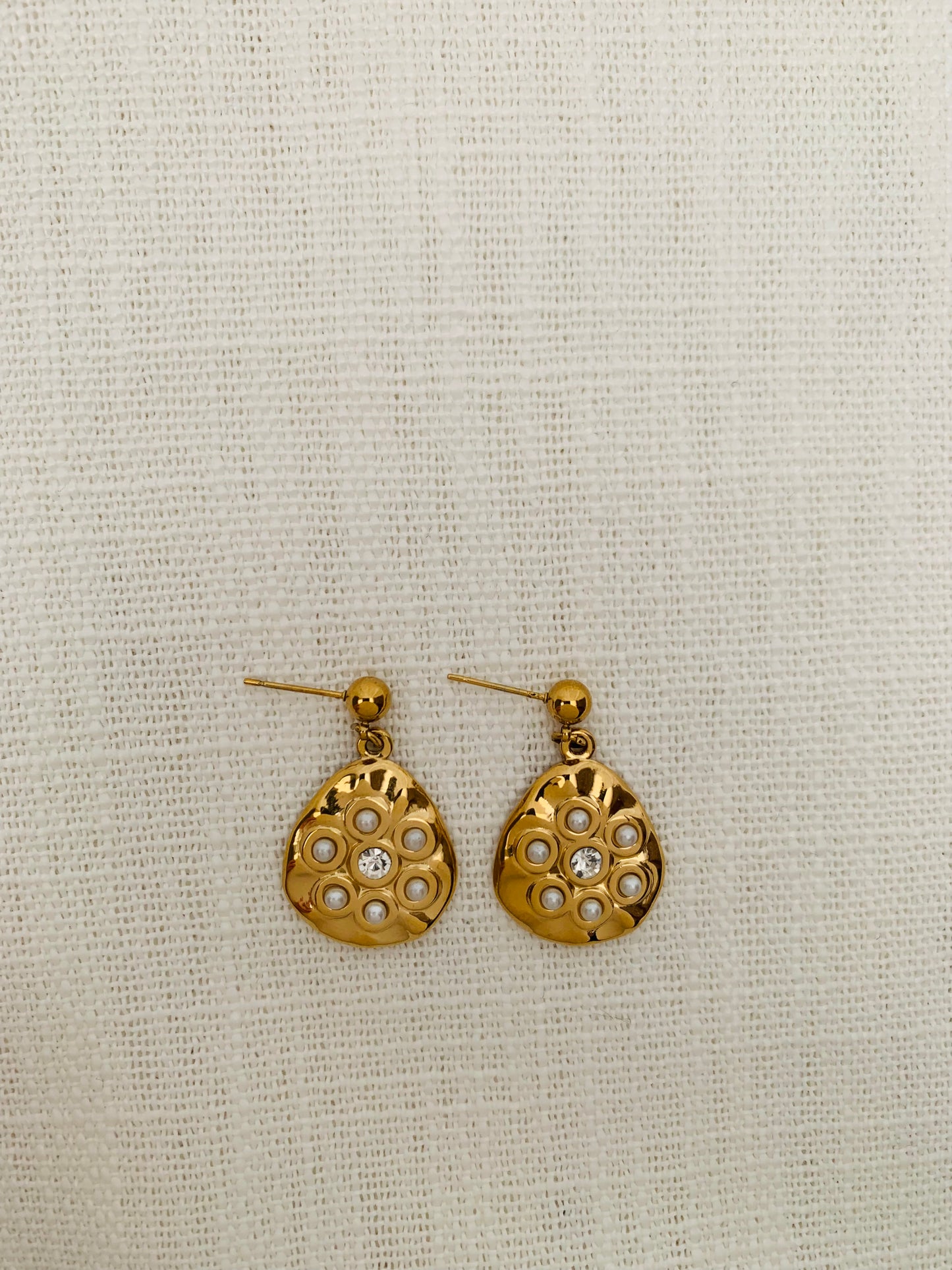 Oorbellen 'pearl drop'