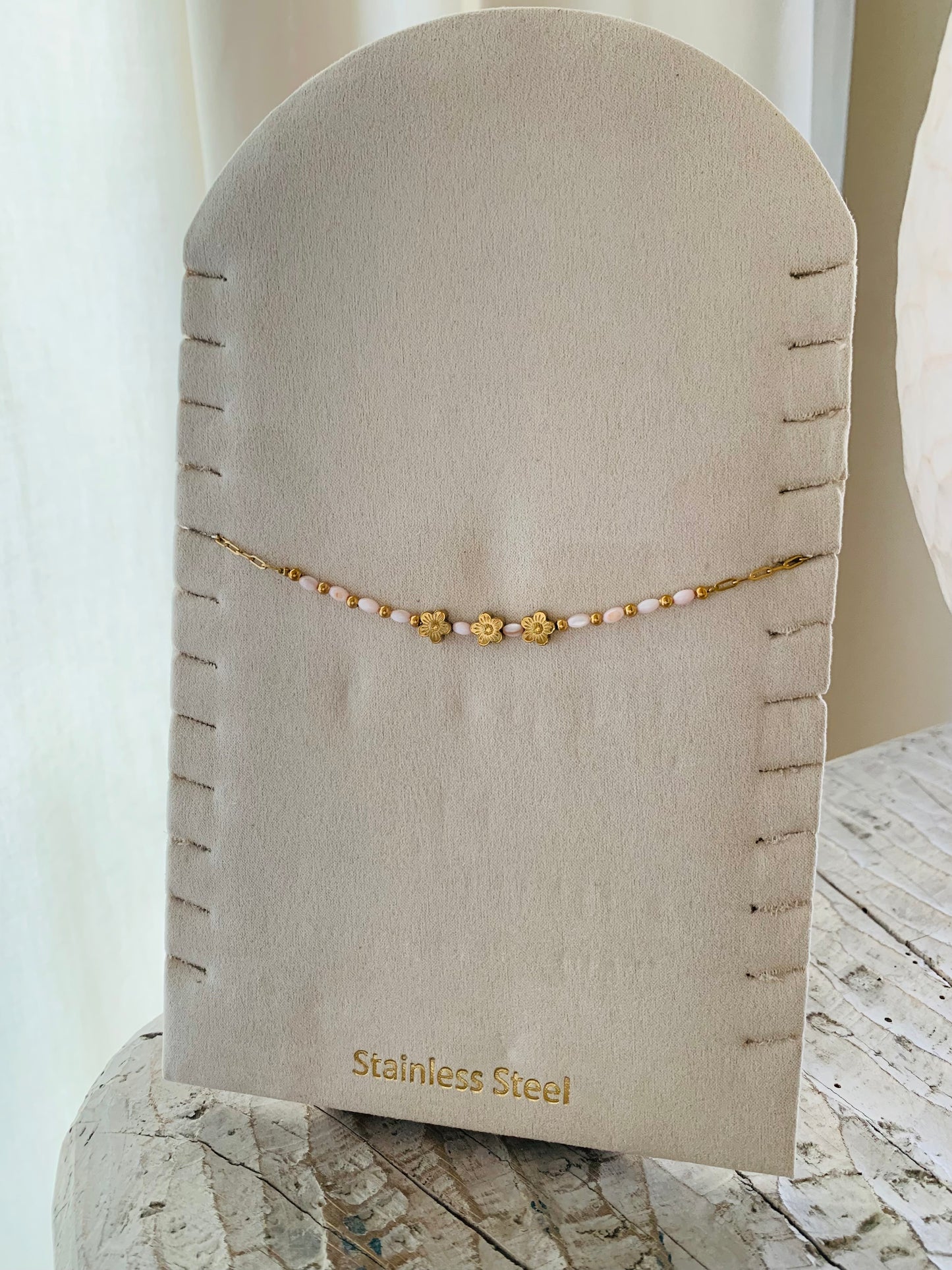 Ketting 'three flowers'