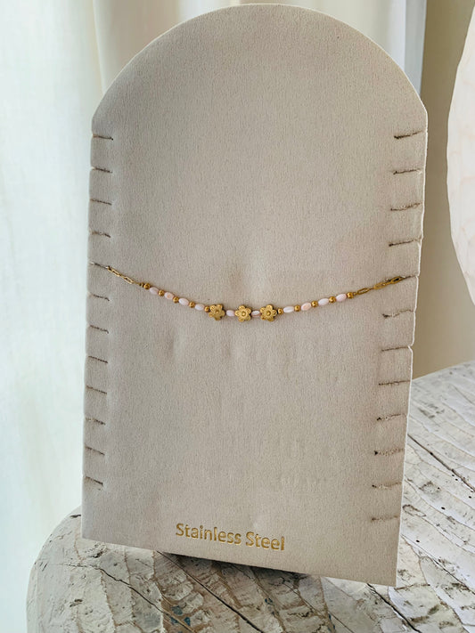 Ketting 'three flowers'