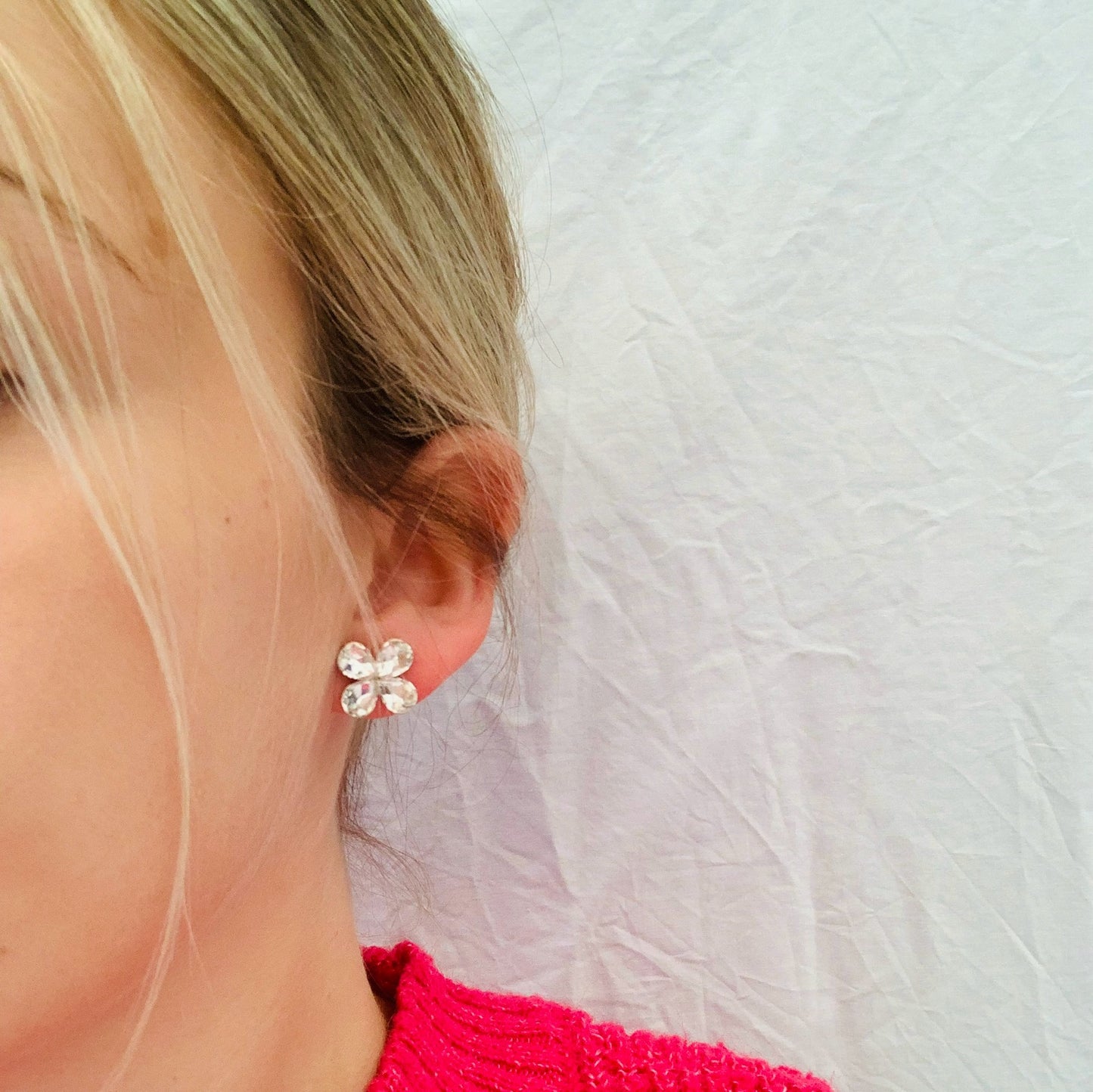Oorbellen ‘shiny flowers’