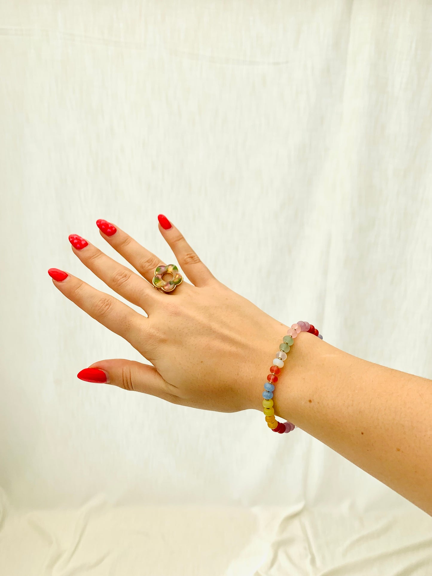 Ring 'rainbow bloom'