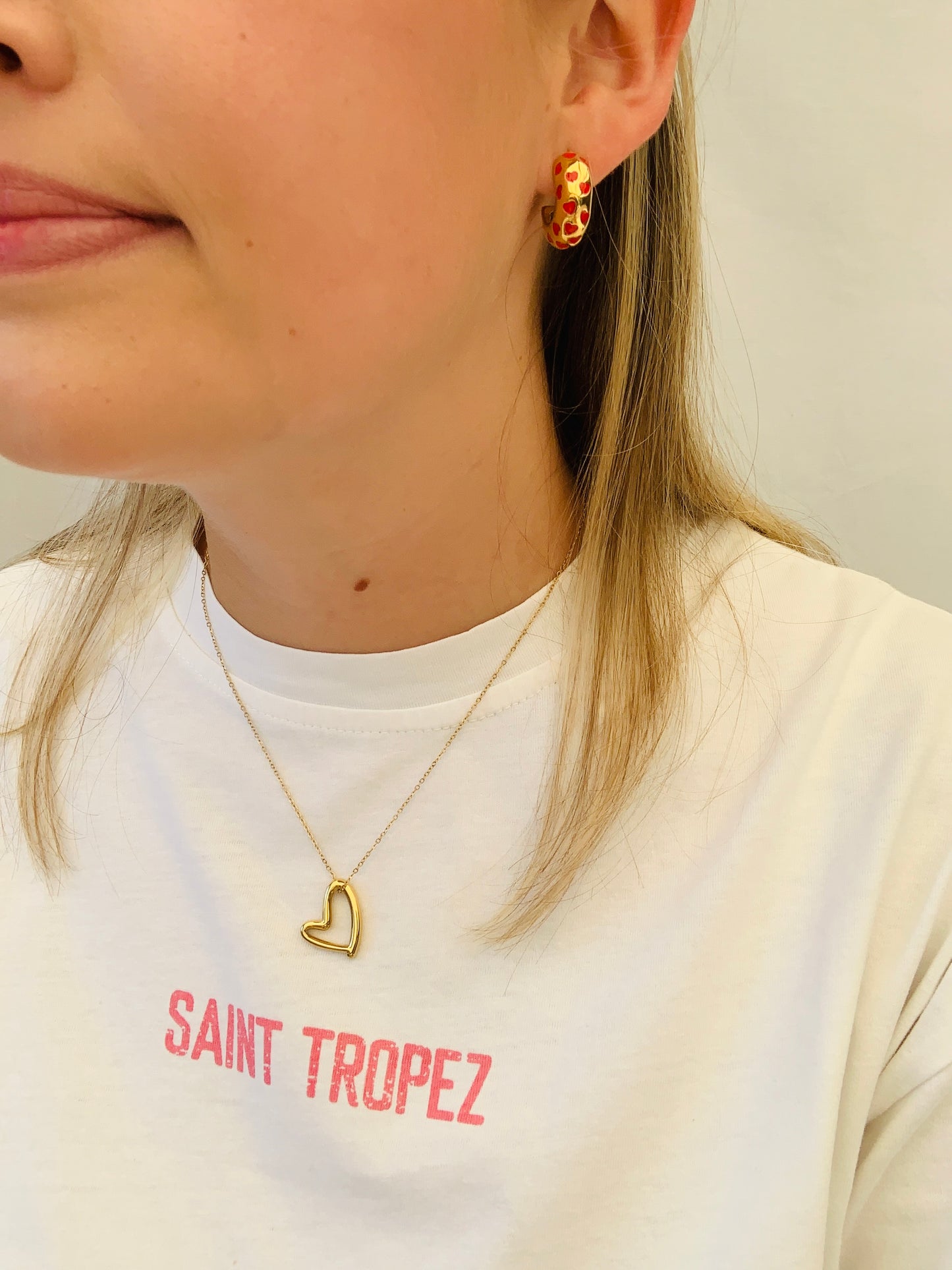 Oorbellen ‘red hearts’