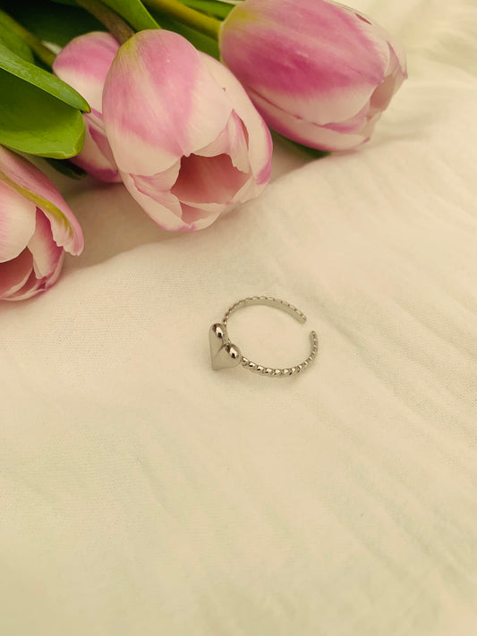 Ring 'silver sweetheart'