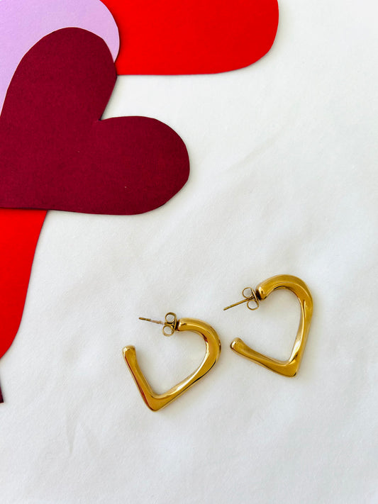 Oorbellen 'golden shape'