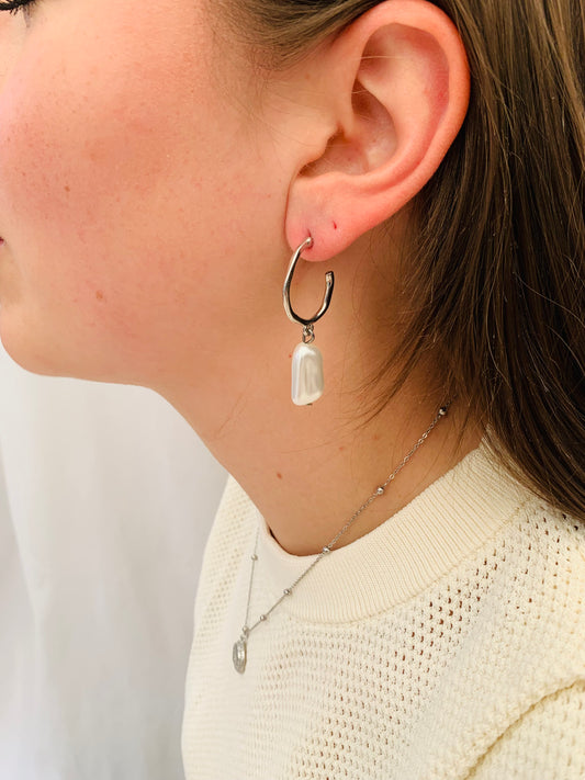 Oorbellen ‘moon drop'