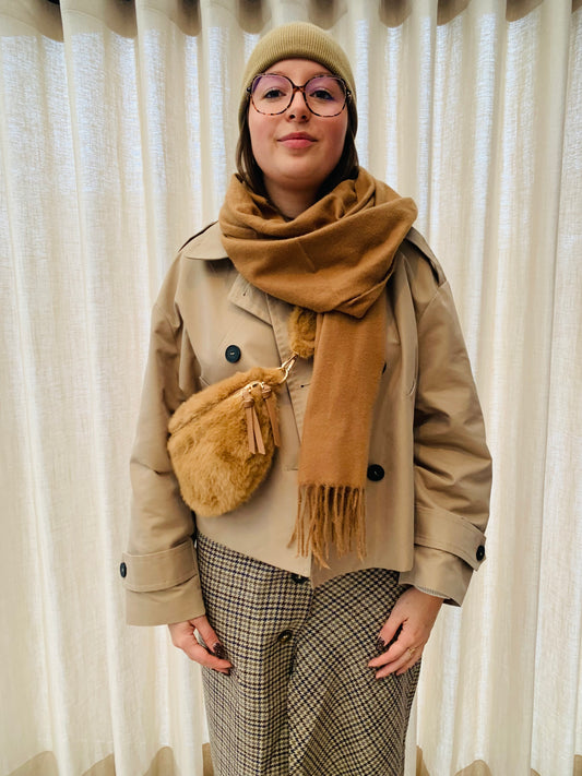 Sjaal ‘brown soft’