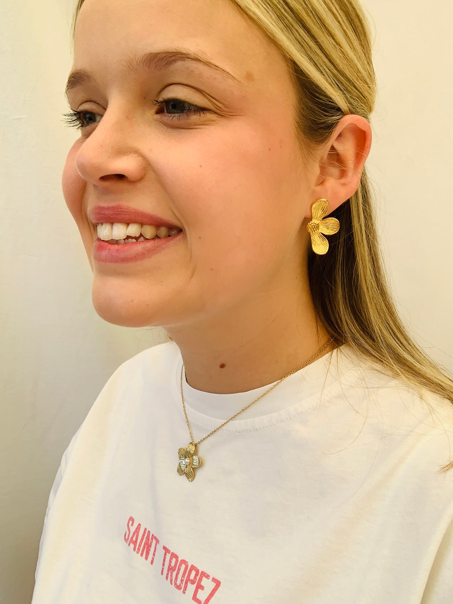 Ketting ‘pearl blossom’