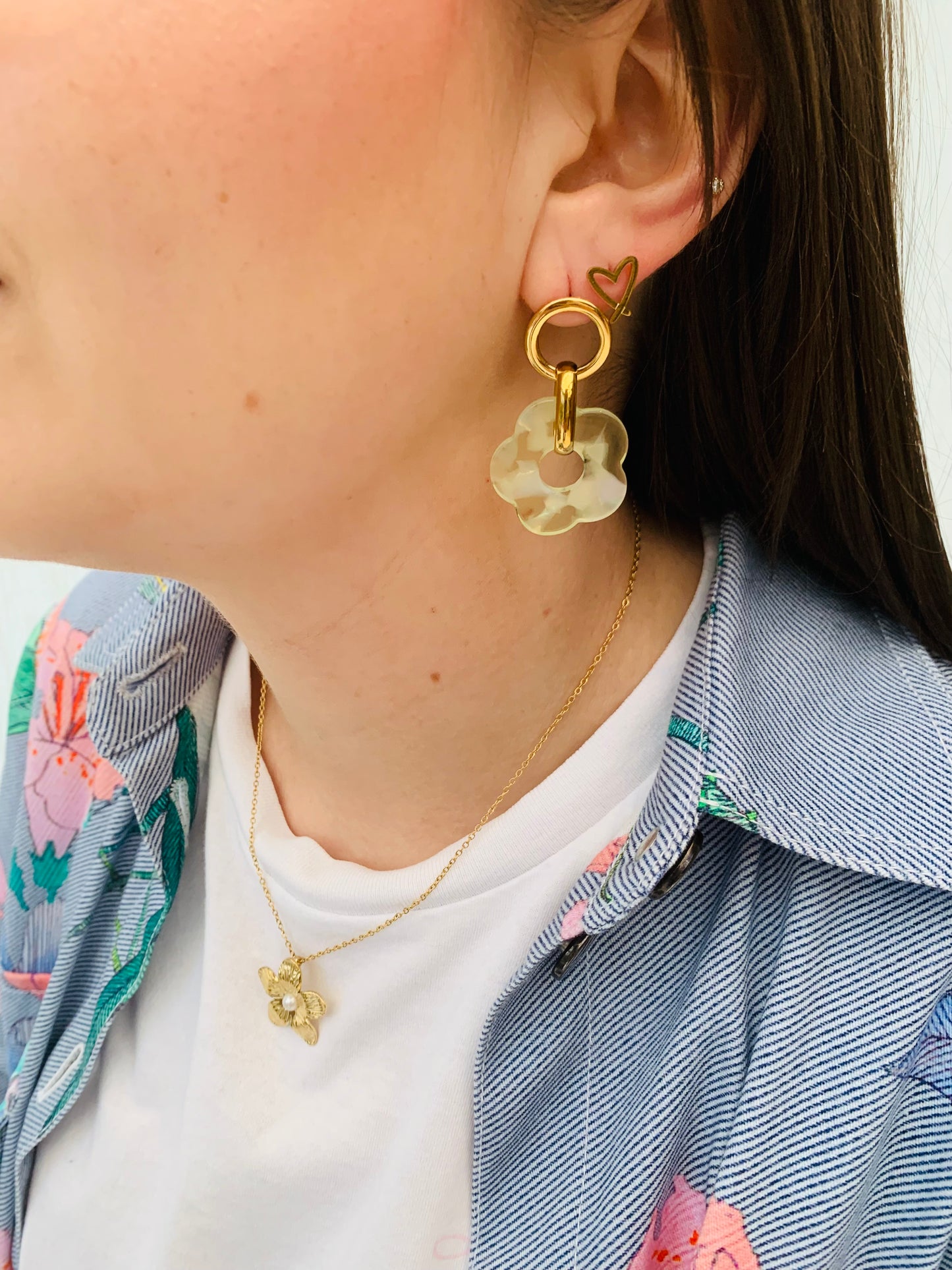 Oorbellen ‘green garden bloom’