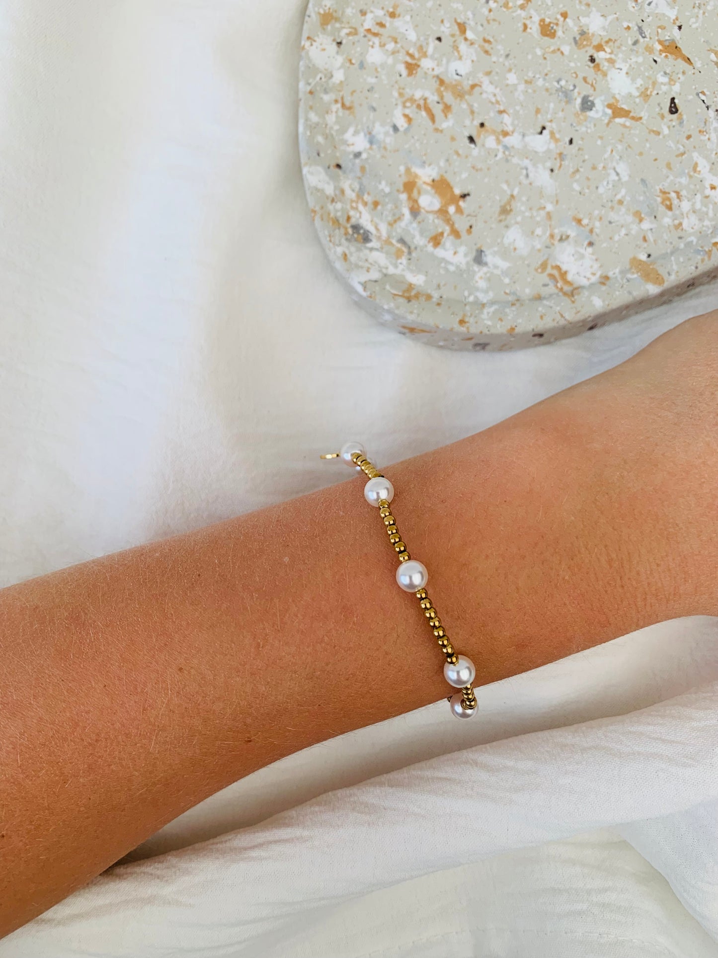 Armband 'pearl dazzle'