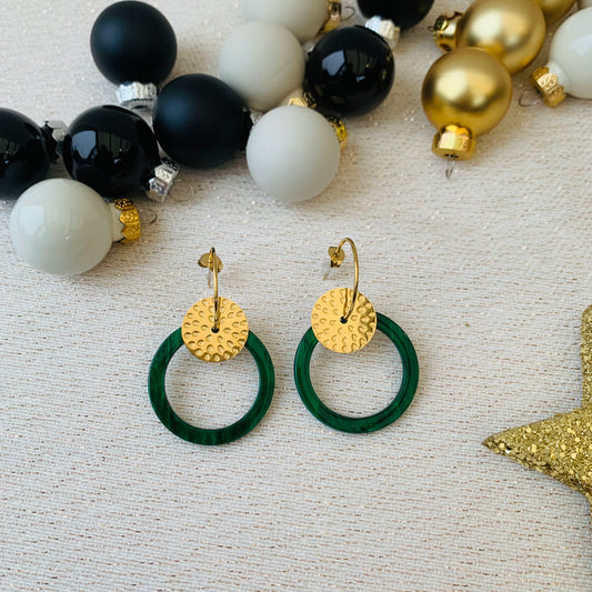 Oorbellen 'green dream'