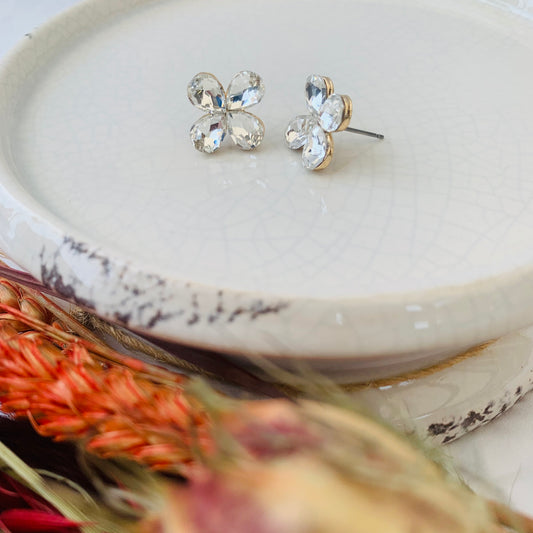 Oorbellen ‘shiny flowers’