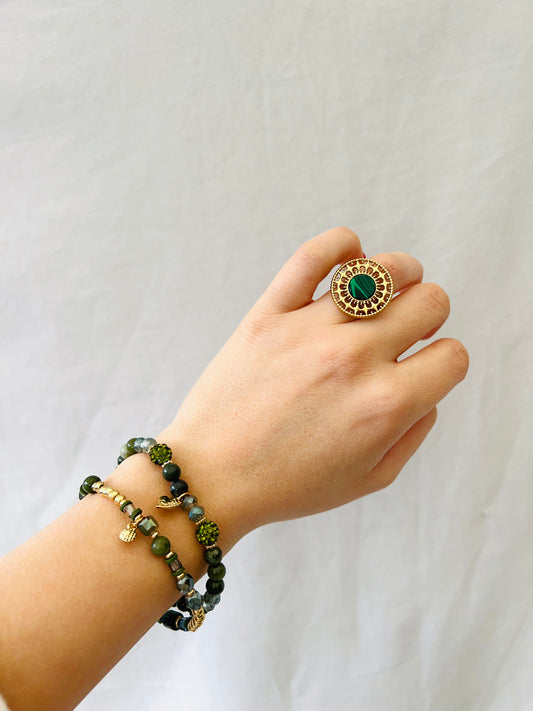 Ring ‘green stone’