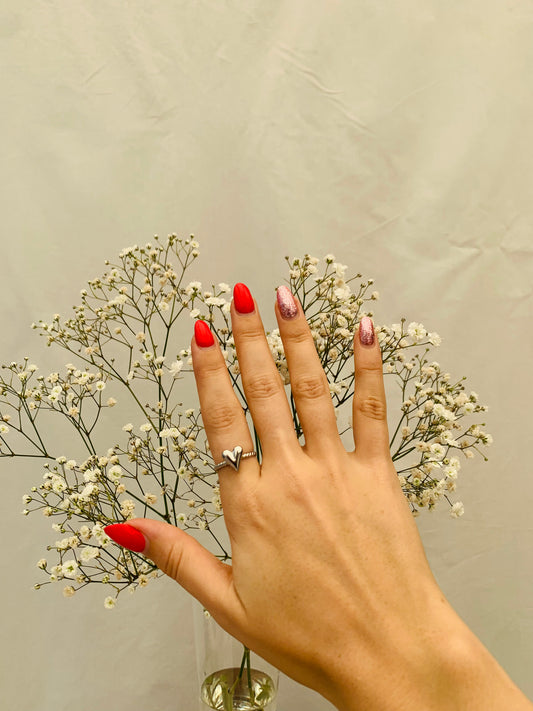 Ring 'silver sweetheart'