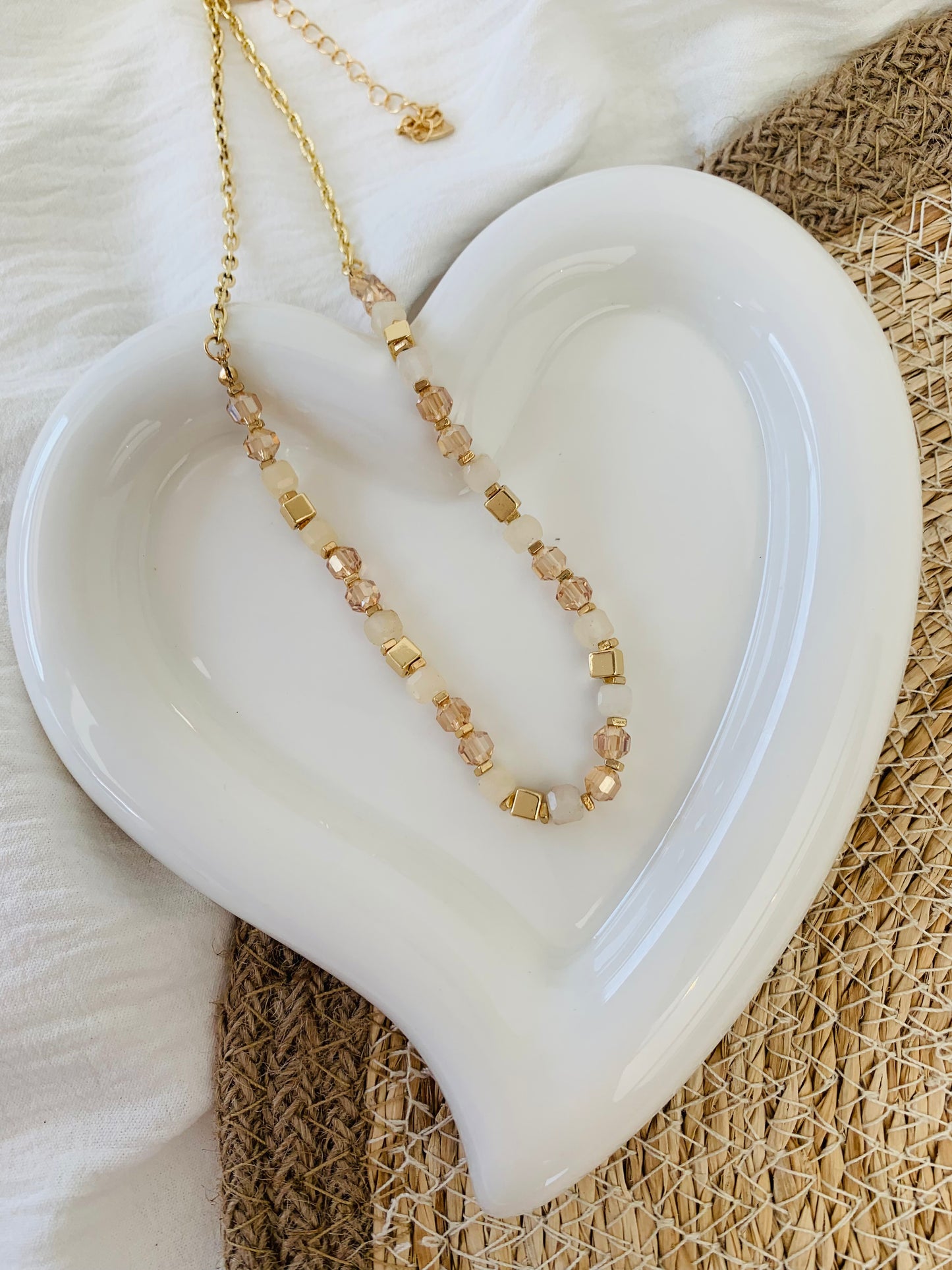 Ketting 'champagne glow'