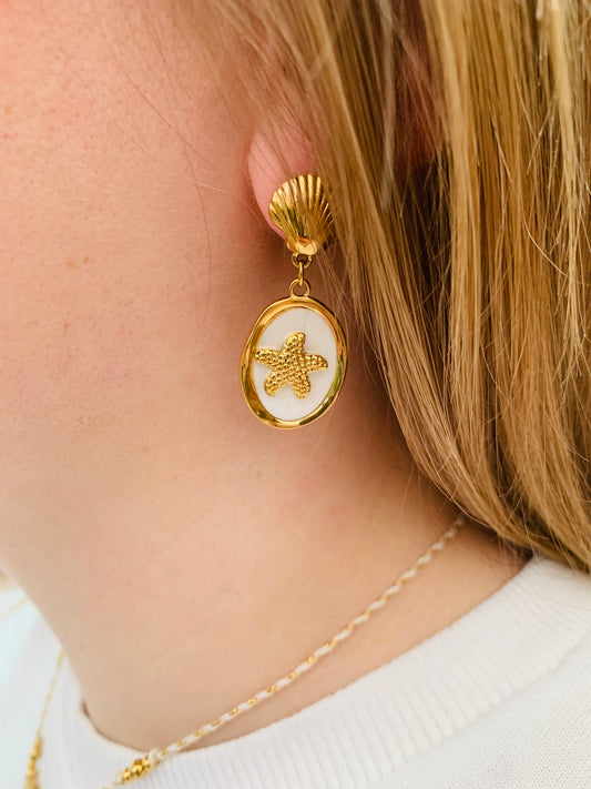 Oorbellen 'seaside charm'