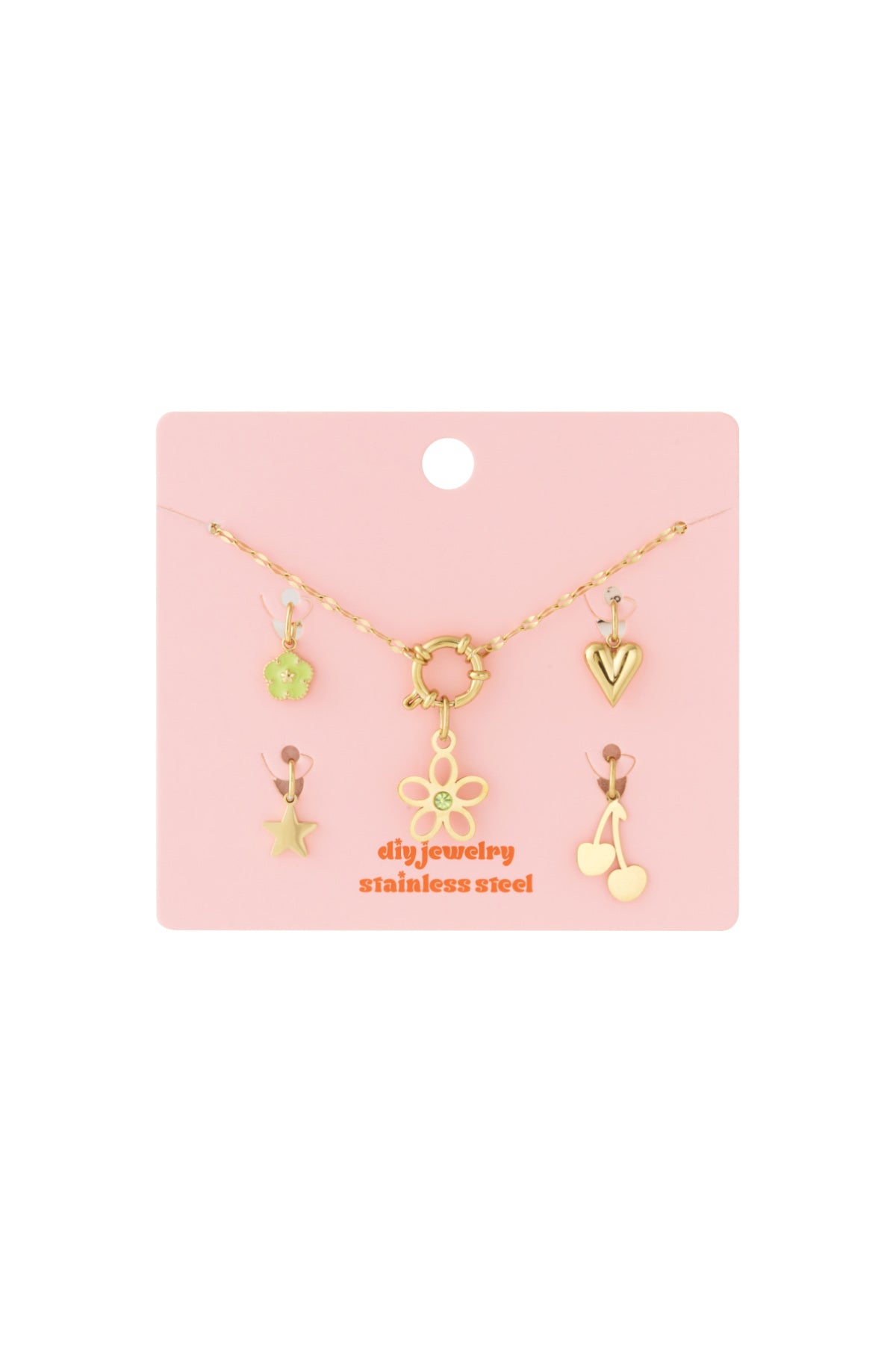DIY-ketting 'green summer'