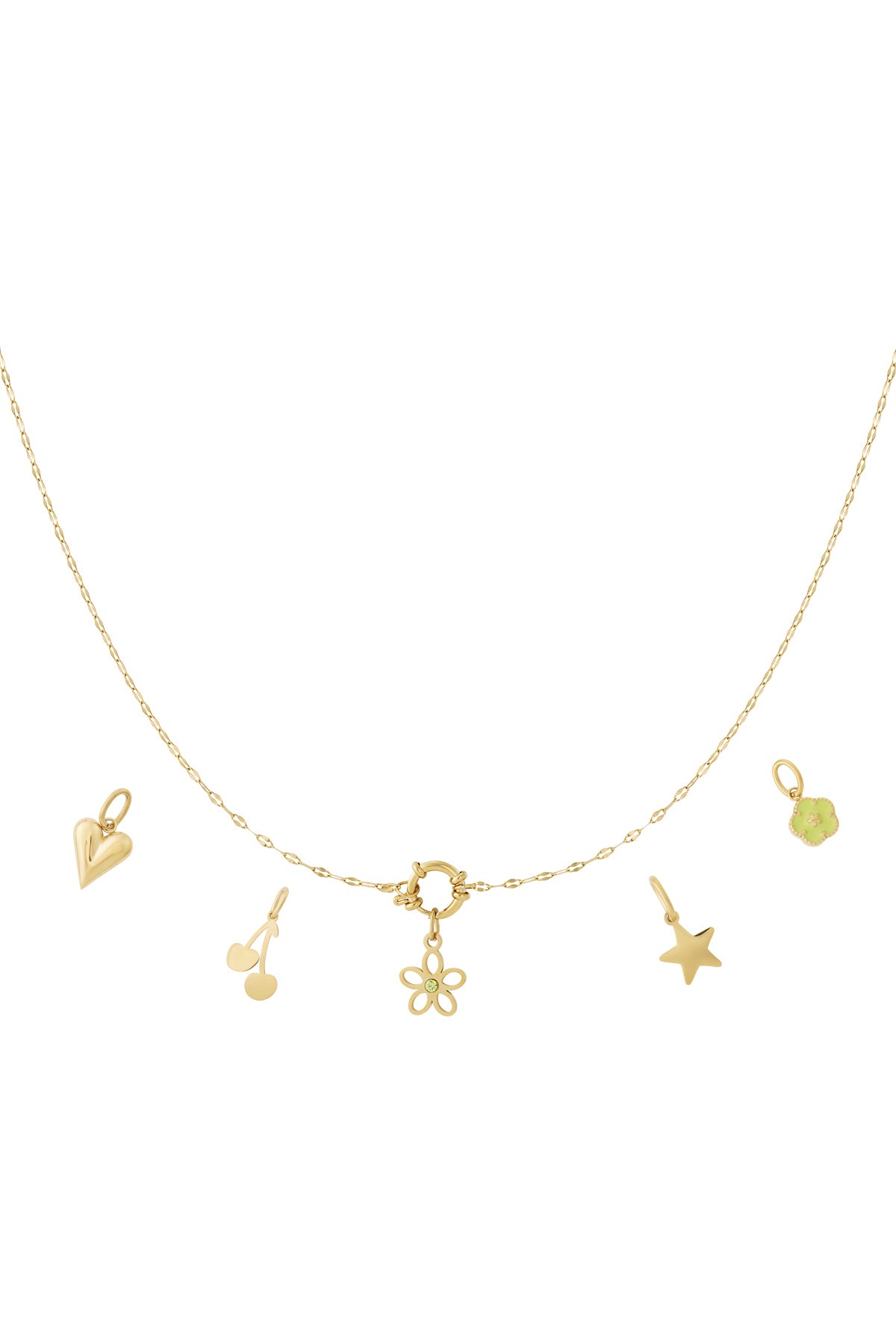 DIY-ketting 'green summer'