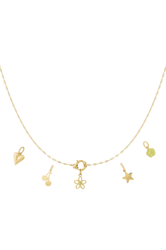 DIY-ketting 'green summer'