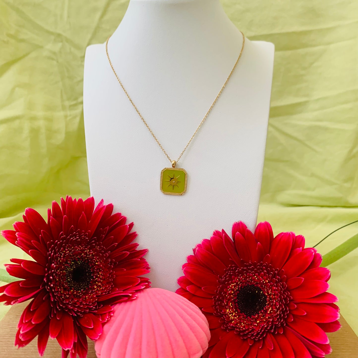 Ketting 'frame green'