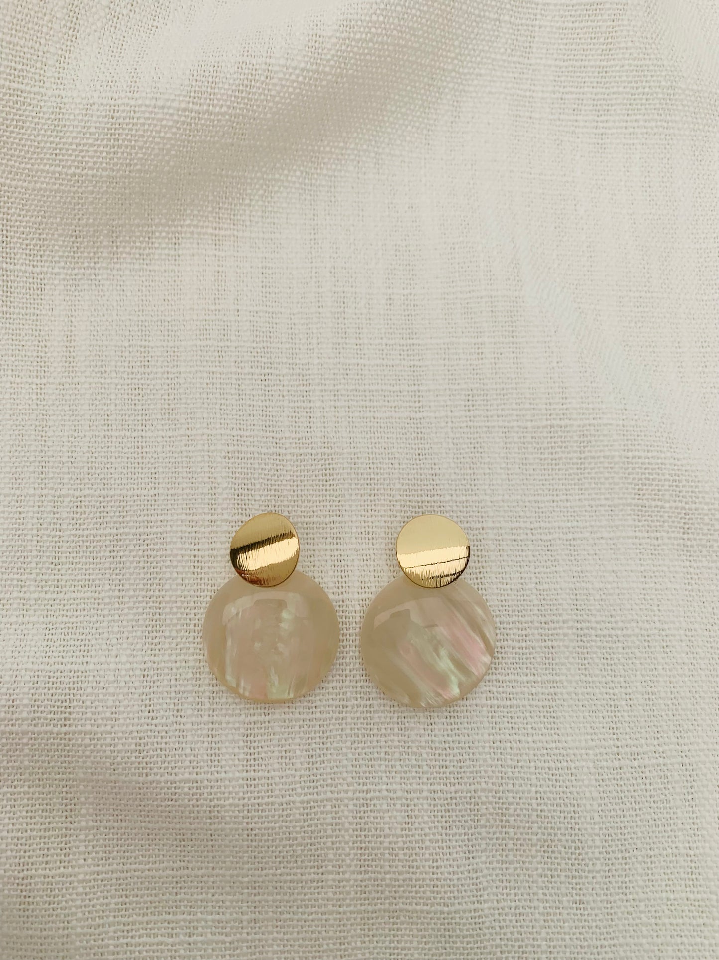 Oorbellen 'golden glow'