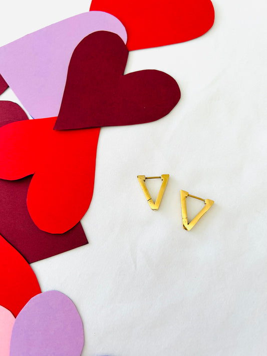 Oorbellen ‘triangle’