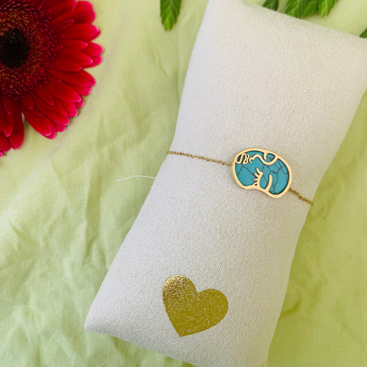 Armband ‘blue face’