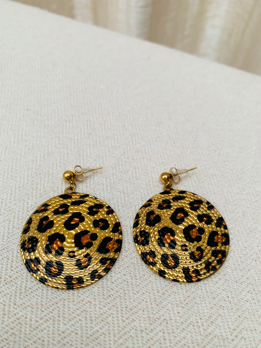 Oorbellen ‘leopard’
