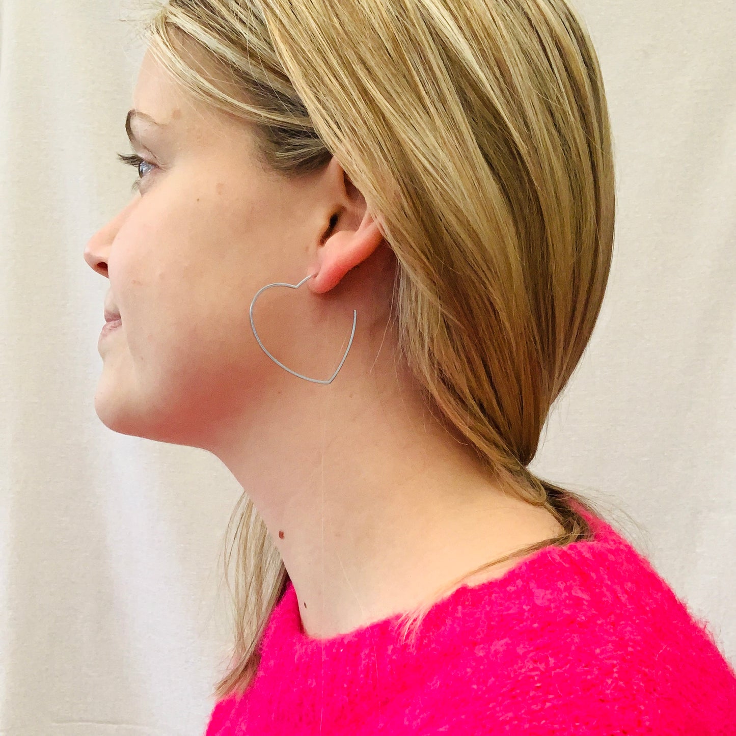 Oorbellen ‘silver hearts’