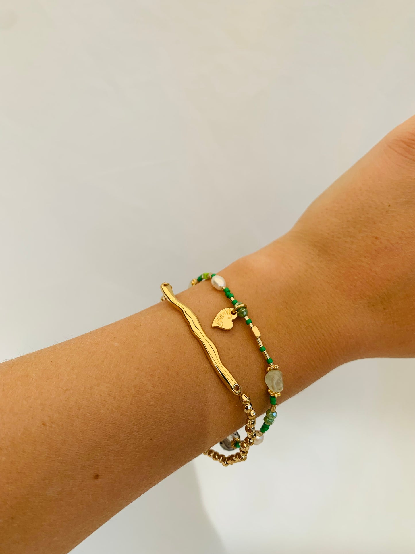 Armband 'green flow'