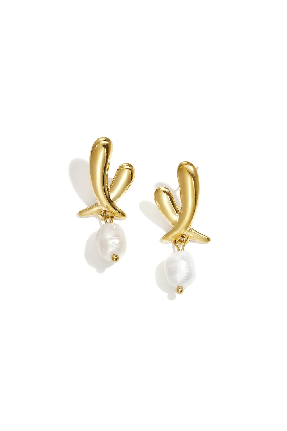 Oorbellen 'cross drop'