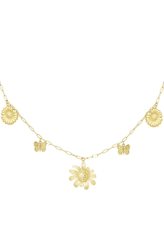 Ketting 'floral charm'